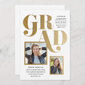 Einladung zu Multi-Foto-Abschlüssen (Vorne/Hinten)