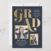 Einladung zu Multi-Foto-Abschlüssen (Vorderseite)