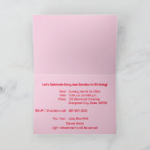 Einladung zu Musik und Rose (Innenseite)