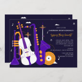 Einladung zu Musikinstrumenten (Vorne/Hinten)