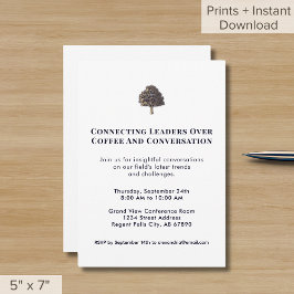 Einladung zu Netzveranstaltungen mit dem Baumlogo