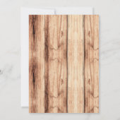 Einladung zu niedlichen Stiefeln oder Bögen (Rückseite)