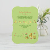 Einladung zu Ostereiern (Stehend Vorderseite)