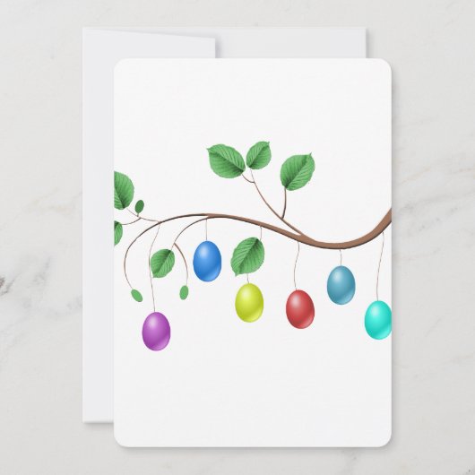 Einladung zu Ostereiern (Rückseite)