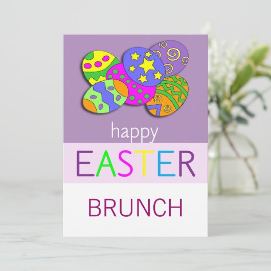 Einladung zu Ostern (Stehend Vorderseite)