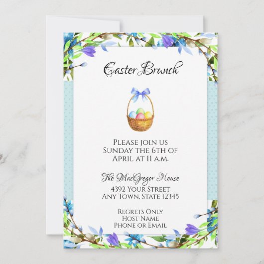 Einladung zu Ostern (Vorderseite)