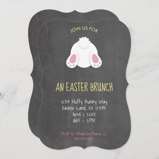 Einladung zu Ostern (Vorne/Hinten)