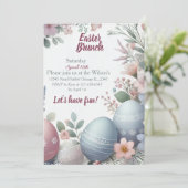 Einladung zu Ostern | Feiern mit Stil (Stehend Vorderseite)