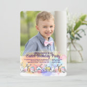 Einladung zu Ostern-Foto (Stehend Vorderseite)