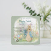 Einladung zu Ostern mit Peter Rabbit (Stehend Vorderseite)