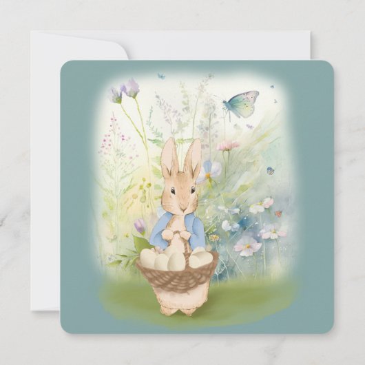 Einladung zu Ostern mit Peter Rabbit (Rückseite)
