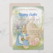 Einladung zu Ostern mit Peter Rabbit (Vorne/Hinten)