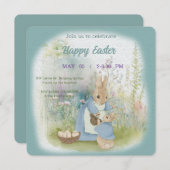 Einladung zu Ostern mit Peter Rabbit (Vorne/Hinten)