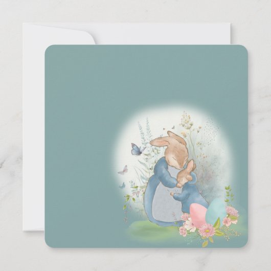 Einladung zu Ostern mit Peter Rabbit (Rückseite)