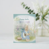 Einladung zu Ostern mit Peter Rabbit (Stehend Vorderseite)