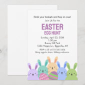 Einladung zu Ostern und Eizelljagd (Vorne/Hinten)