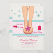 Einladung zu Pedicured Feet (Vorne/Hinten)