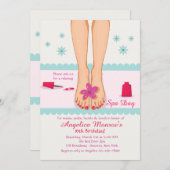 Einladung zu Pedicured Feet (Vorne/Hinten)