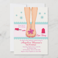 Einladung zu Pedicured Feet