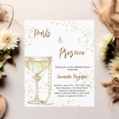 Einladung zu Perlen und Prosecco Bridal