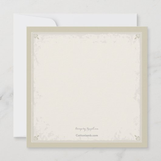 Einladung zu Pferde (Rückseite)