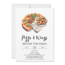 Einladung zu Pizza & Wings Before The Rings