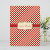 Einladung zu Red & Crème Holiday (Stehend Vorderseite)