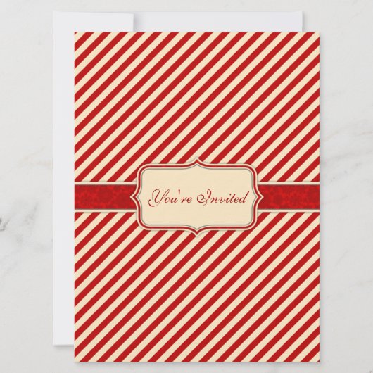 Einladung zu Red & Crème Holiday (Vorderseite)