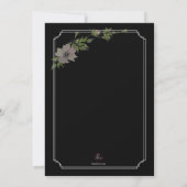 Einladung zu Rosa Zehenschuhen (Rückseite)