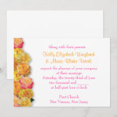 Einladung zu Rosen in Gelb und Rosa (Vorne/Hinten)