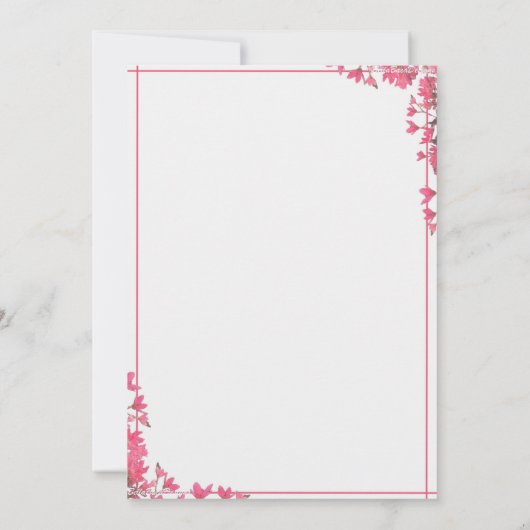 Einladung zu Rosenhochzeiten (Rückseite)