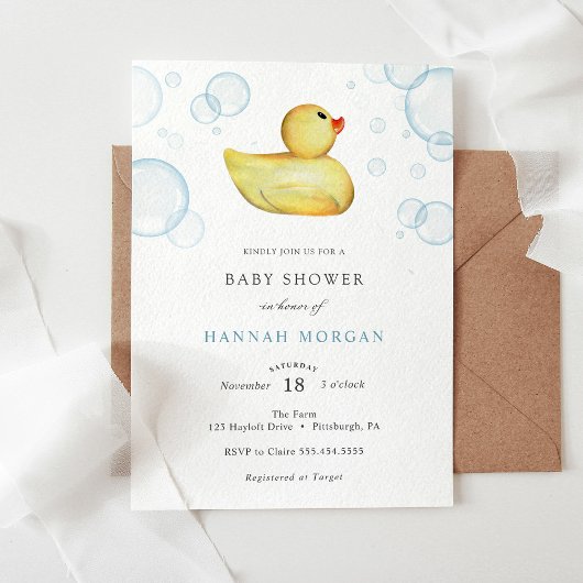 Einladung zu Rubber Duck Baby Show