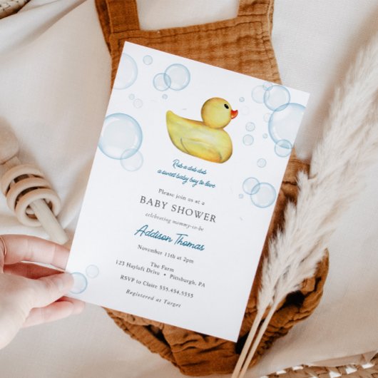 Einladung zu Rubber Duck Baby Show