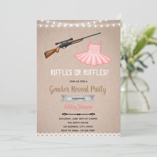 Einladung zu Ruffles oder Riffs (Stehend Vorderseite)