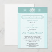 Einladung zu Sand Dollar Beach Hochzeit (Vorne/Hinten)
