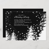 Einladung zu Schwarz-Weiß-Winterurlaub (Vorne/Hinten)