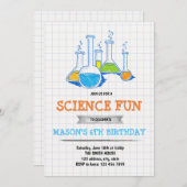 Einladung zu "Science fun" (Vorne/Hinten)