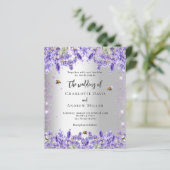 Einladung zu Silberblättrigen Bienen (Stehend Vorderseite)