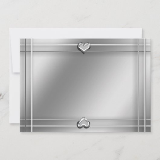 Einladung zu Silberherzen (Vorderseite)