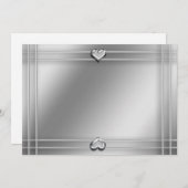 Einladung zu Silberherzen (Vorne/Hinten)