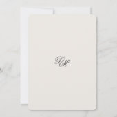 Einladung zu Snow White Wedding (Rückseite)