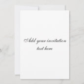 Einladung zu Snowdrops (Rückseite)