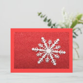 Einladung zu Snowflake (Stehend Vorderseite)