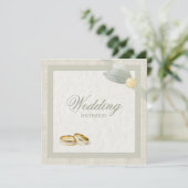 Einladung zu Soft Collage Wedding Bands (Stehend Vorderseite)