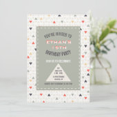 Einladung zu spielerischen Dreiecken (Stehend Vorderseite)