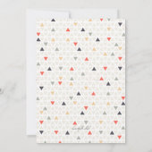 Einladung zu spielerischen Dreiecken (Rückseite)