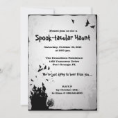 Einladung zu Spooktacular Haunt Halloween-Party (Vorderseite)