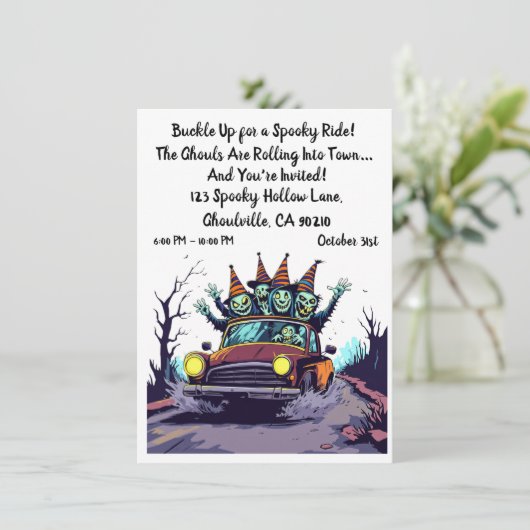 Einladung zu Spuk Fahrten (Stehend Vorderseite)