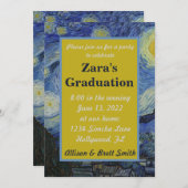 Einladung zu Starry Night Abschluss (Vorne/Hinten)