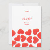 Einladung zu Sweet Hearts "Valentine's Party" (Rückseite)